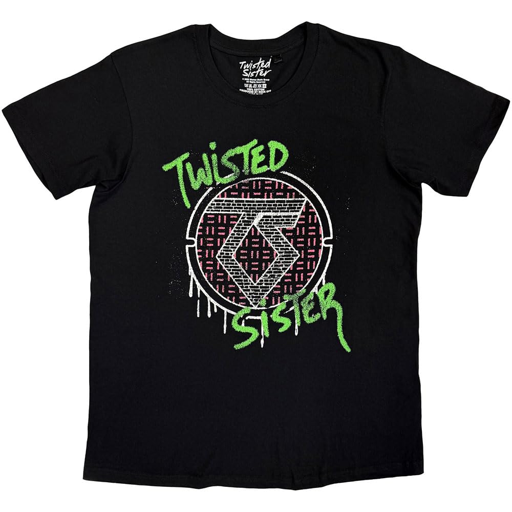 Rock Off officially licensed products Twisted Sister Come Out T Shirt L Black