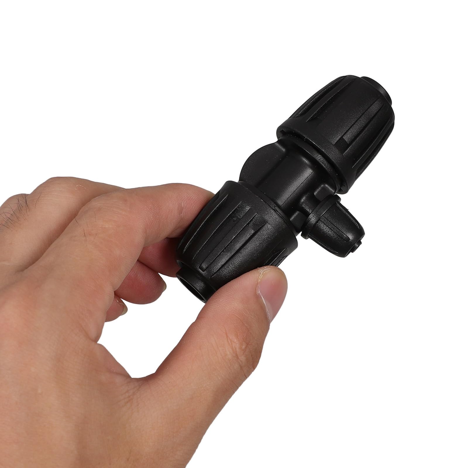 30 Pezzi Raccordi per Irrigazione Agricola in PE con Bloccaggio e Spine, Tee per Tubo Irrigazione da 1/2 a 1/4 Pollici, Set per Giardino