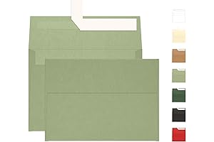 Goefun 5x7 Sage Green Envelopes | 100 Pack
