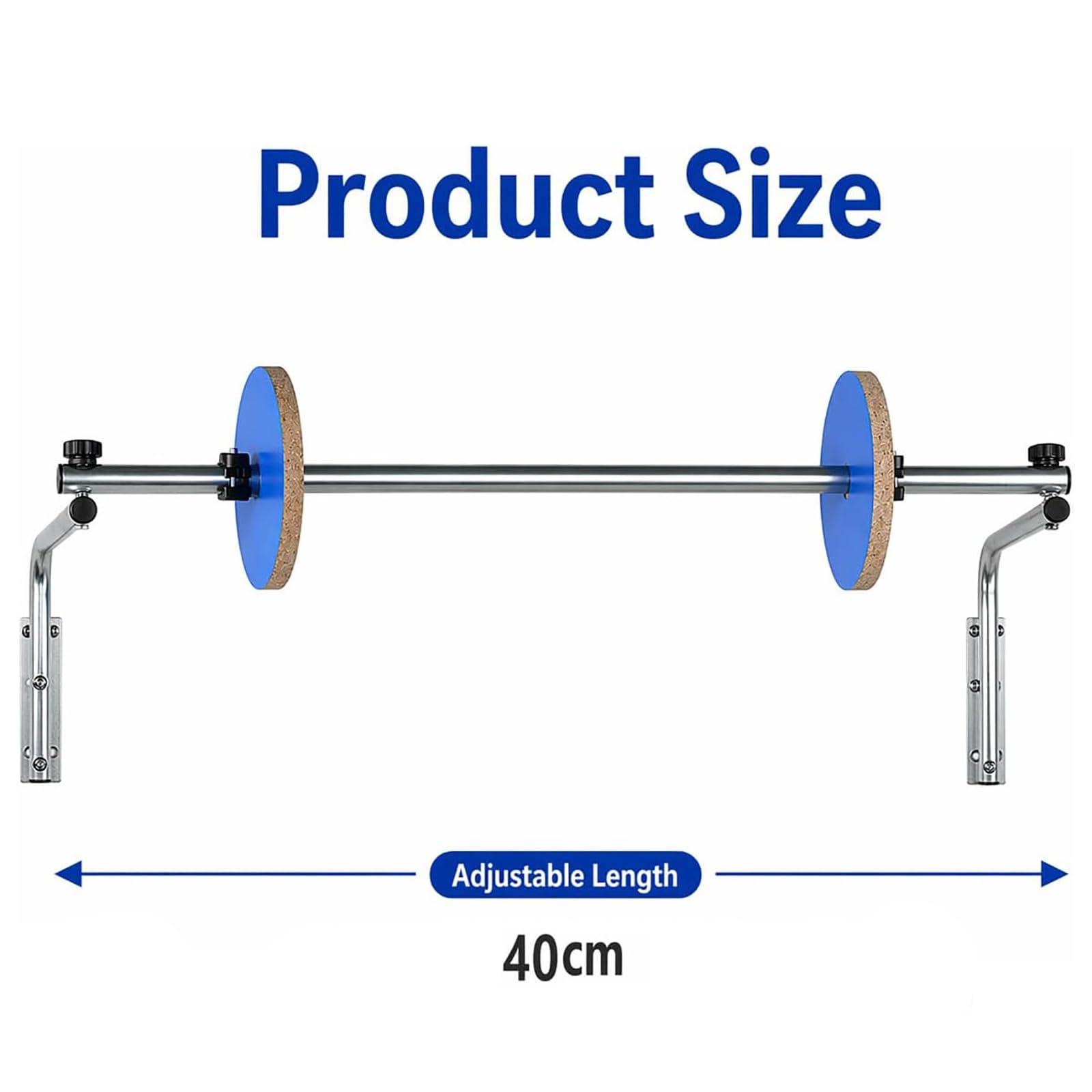 Distributeur De Rouleau De Film À Bulles, Support Mural De 40 Cm, Facile À Installer, Fabriqué En Acier Laminé À Froid Industriel Épais Pour Lemballage, Le Déménagement Et Lexpédition. Protection