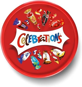 Celebrations Milk Chocolates Tub 500g | Assorted Milk Chocolate Selection | Sharing Chocolate Tub for Festivals, Parties, Family Sharing & Christmas Celebrations (Pack of 2)