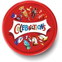 Celebrations Milk Chocolates Tub 500g | Assorted Milk Chocolate Selection | Sharing Chocolate Tub for Festivals, Parties, Family Sharing & Christmas Celebrations Pack of 1