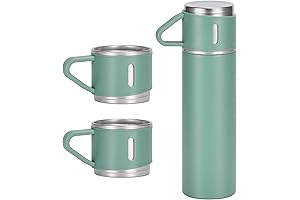 500ml/17 OZ Stainless Steel Coffee Thermo Vacuum Flask Set