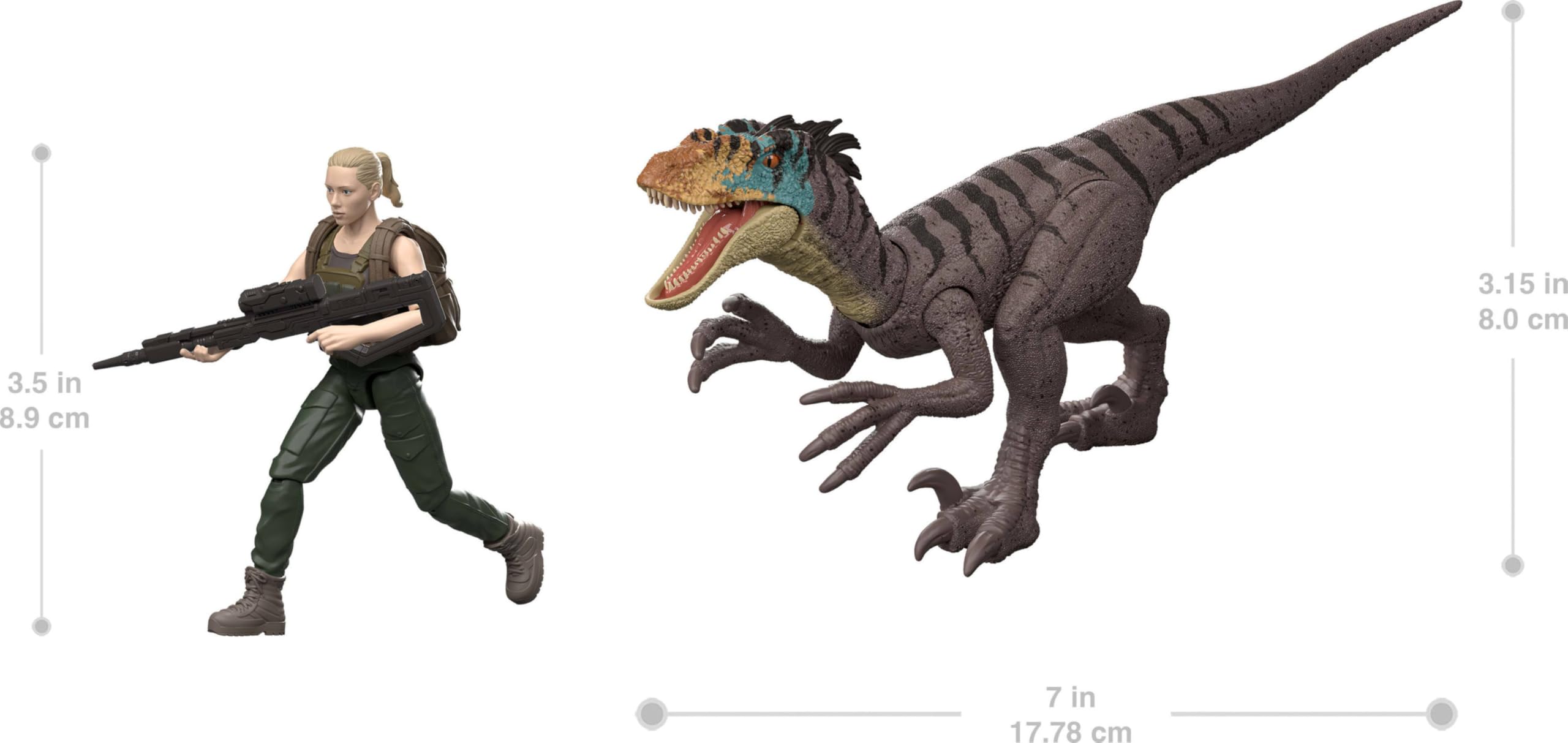 マテル ジュラシック・ワールド リバース ゾーラ・ベネット＆ヴェロキラプトル X-PLUS ジュラシック・ワールド/新たなる支配者