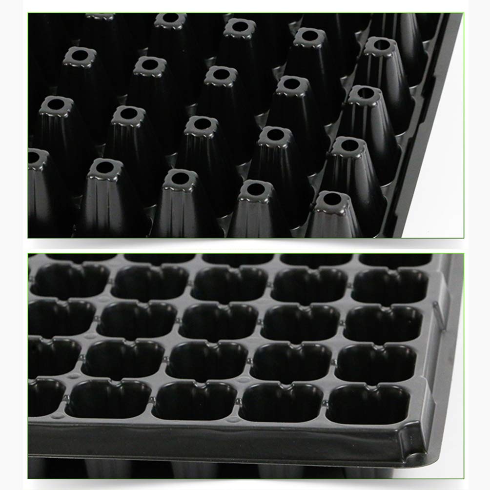 10 Pièces Semences Sprout Plateau La Germination des Graines Plateau 105 Cellules Pépinière Pots Trous Agropyre Producteur pour Bureau À La Maison Jardin Semis La Plantation de