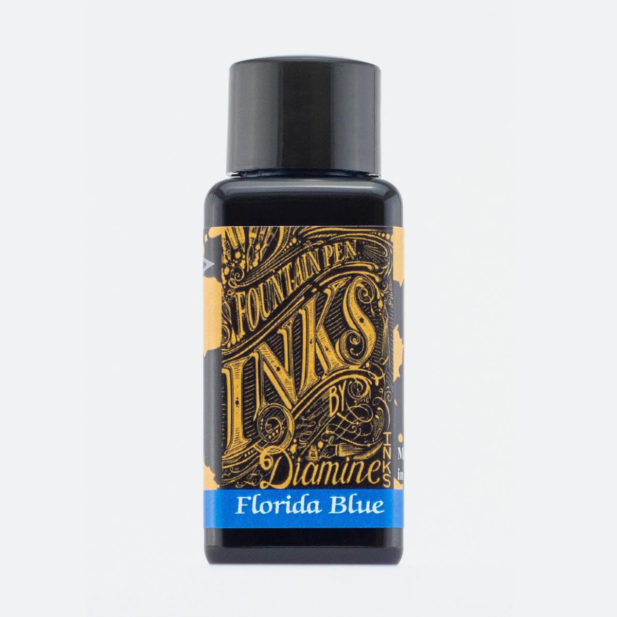 DIAMINE INK BOTTLE-FLORIDA BLUE, 30ML
