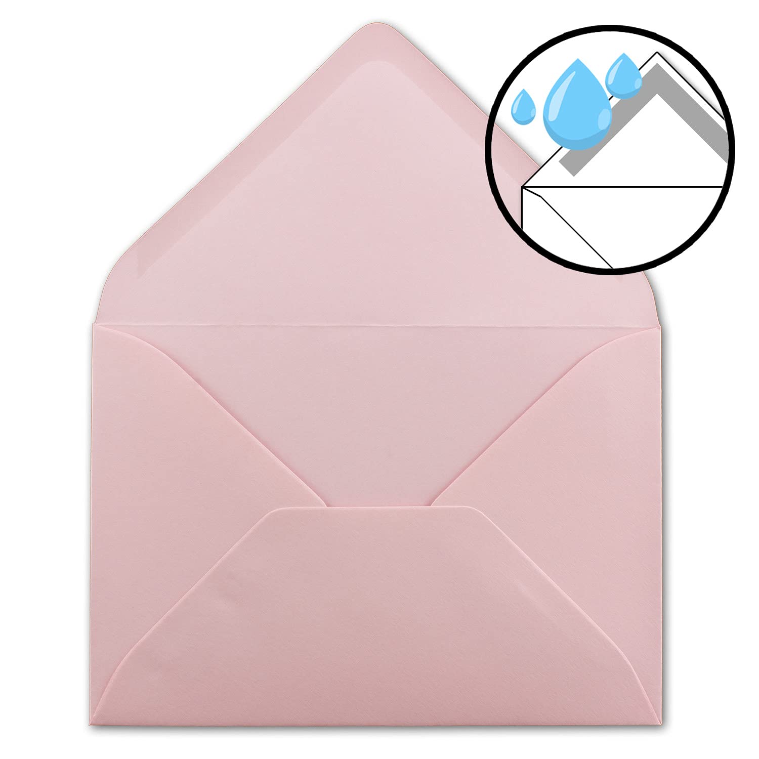 DIN B6 Folding cards Set including envelopes, 115 x 170 mm, ideal for invitation cards weddings, christenings, communions - Image 4