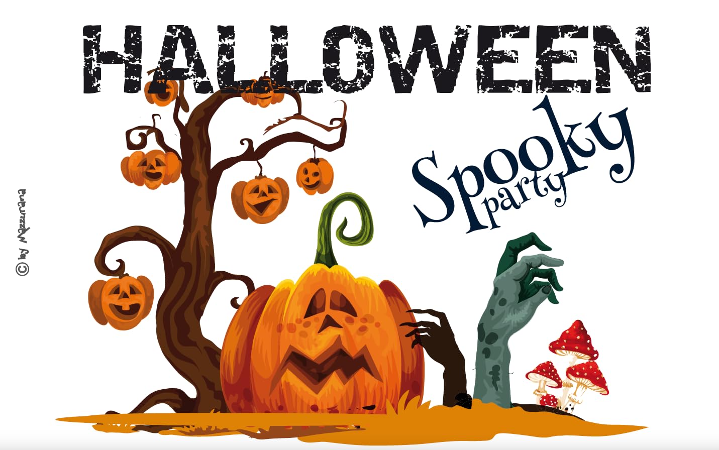 Happy Halloween flaga 2, flaga Halloween, flaga morska / 120 x 80 cm