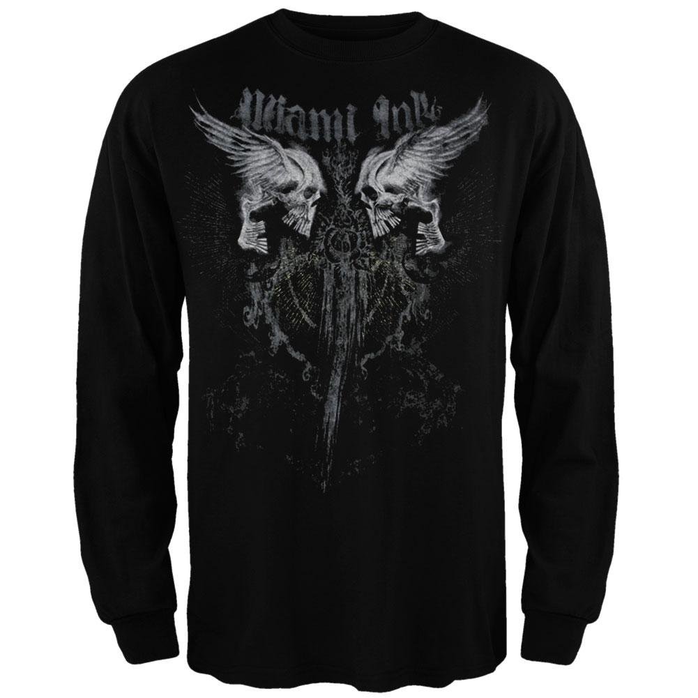 Miami Ink - Dragged Long Sleeve T-Shirt - Large Black