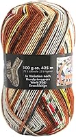 Vista 21 de Hilo de calcetín de 4 capas de ópalo según la colección Hundertwasser, 75% lana 25% poliamida teñido espacialmente colorido hilo para tejer y tejer
