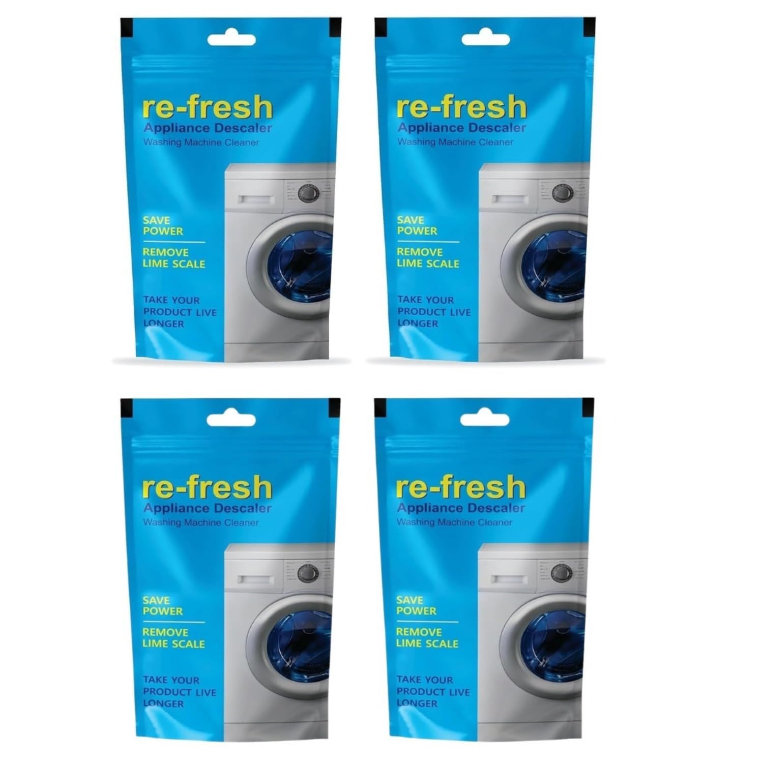 Re Fresh Washing Machine Cleaner Powder – Powerful Odor Remover & Drum Deep Clean – Tub Cleaning Formula for Front & Top Load Washers – 100gm (PACK OF 4)-image-49