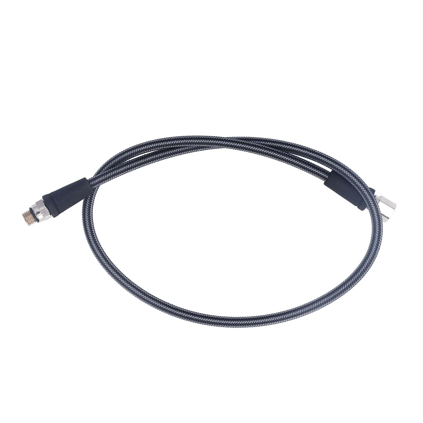Keenso Manguera de Alta Presión para Buceo, Flexible, Segura, Tejida de Fibra de Carbono Profesional, Mide con Precisión la Alta Presión, Accesorio de Buceo Ideal