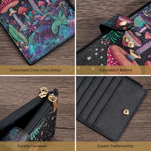 Image of Travelambo RFID Wallet Women Large Size Bifold Multi Card Wallet Case with Zipper Pocke Credit Card Holder for Women