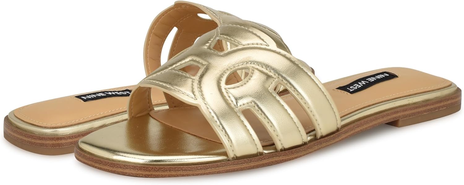Nine West Women’s Geena Flat Sandal