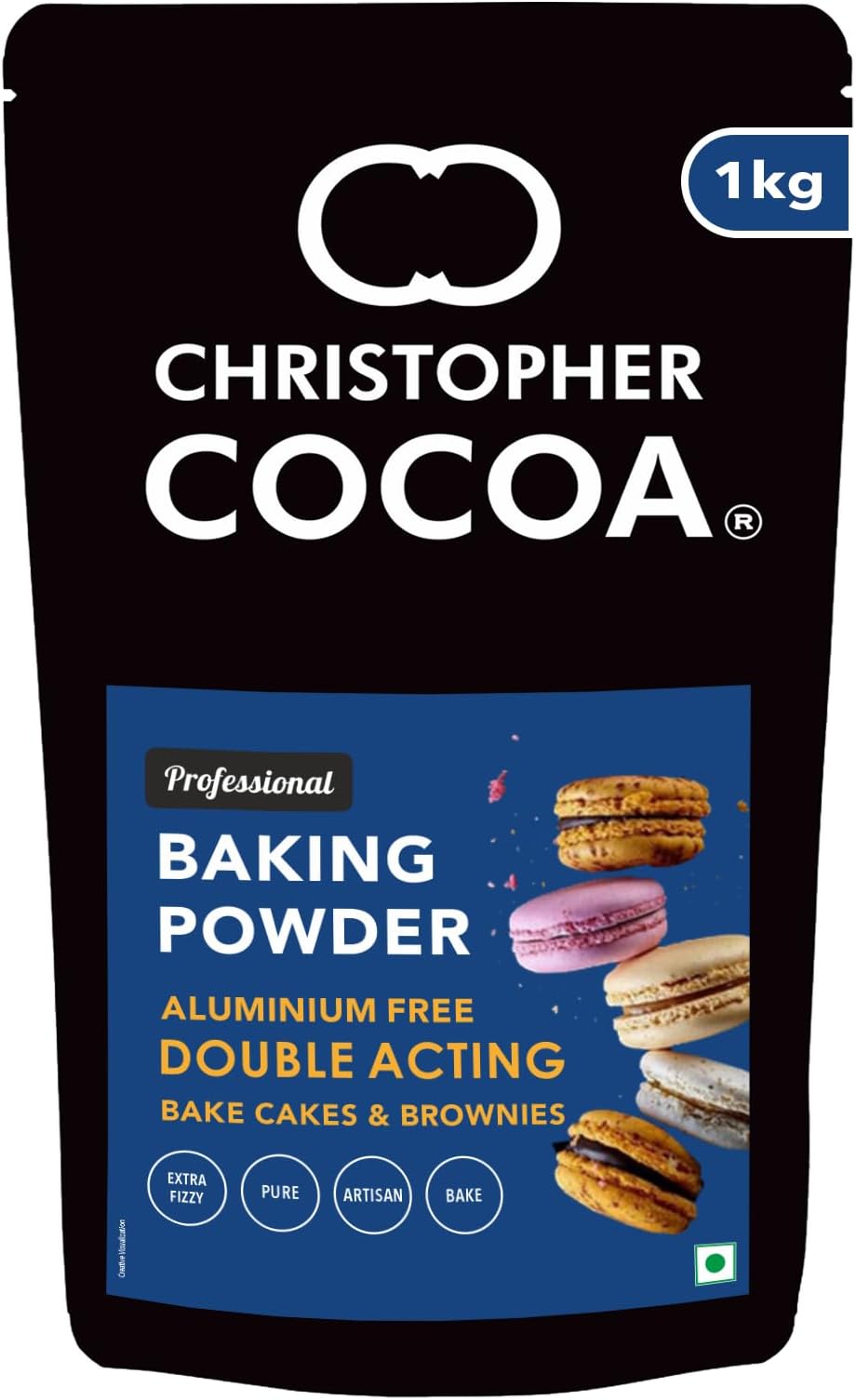 Baking Powder Aluminium Free Double Action 1Kg (Bake Cakes, Cookies, Breads, Brownies)