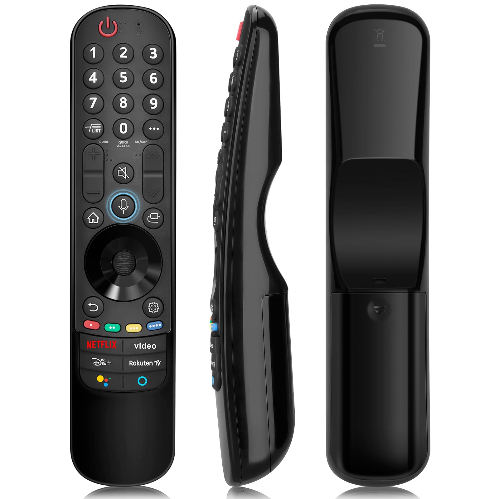 for LG-Magic-Remote, Replacement for LG-Smart-TV-Remote-Control, Universal for MR21GA MR22GN MR23GA MR24GA, with Pointer and Voice Function