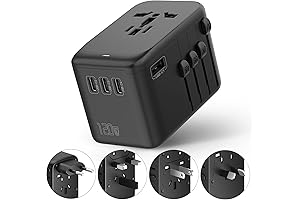 Essential Travel Companion: 120W International Plug Adapter