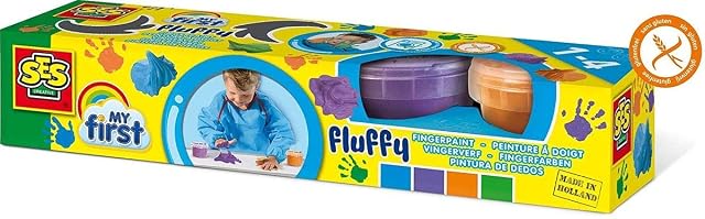 SES Creative My First Pintura de dedos fluffy