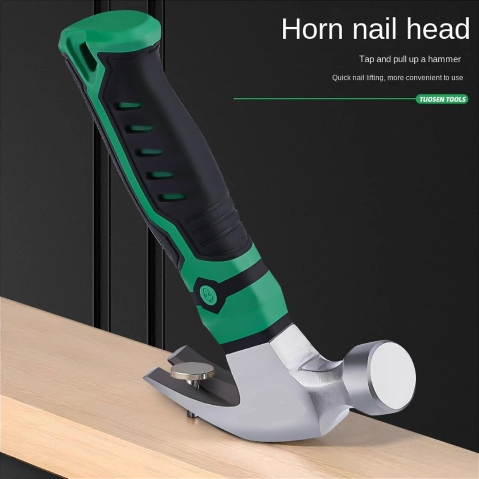 Mini strumento hardware multifunzionale in acciaio al carbonio con martello da carpentiere for lavori domestici(Ball Peen Hamme)