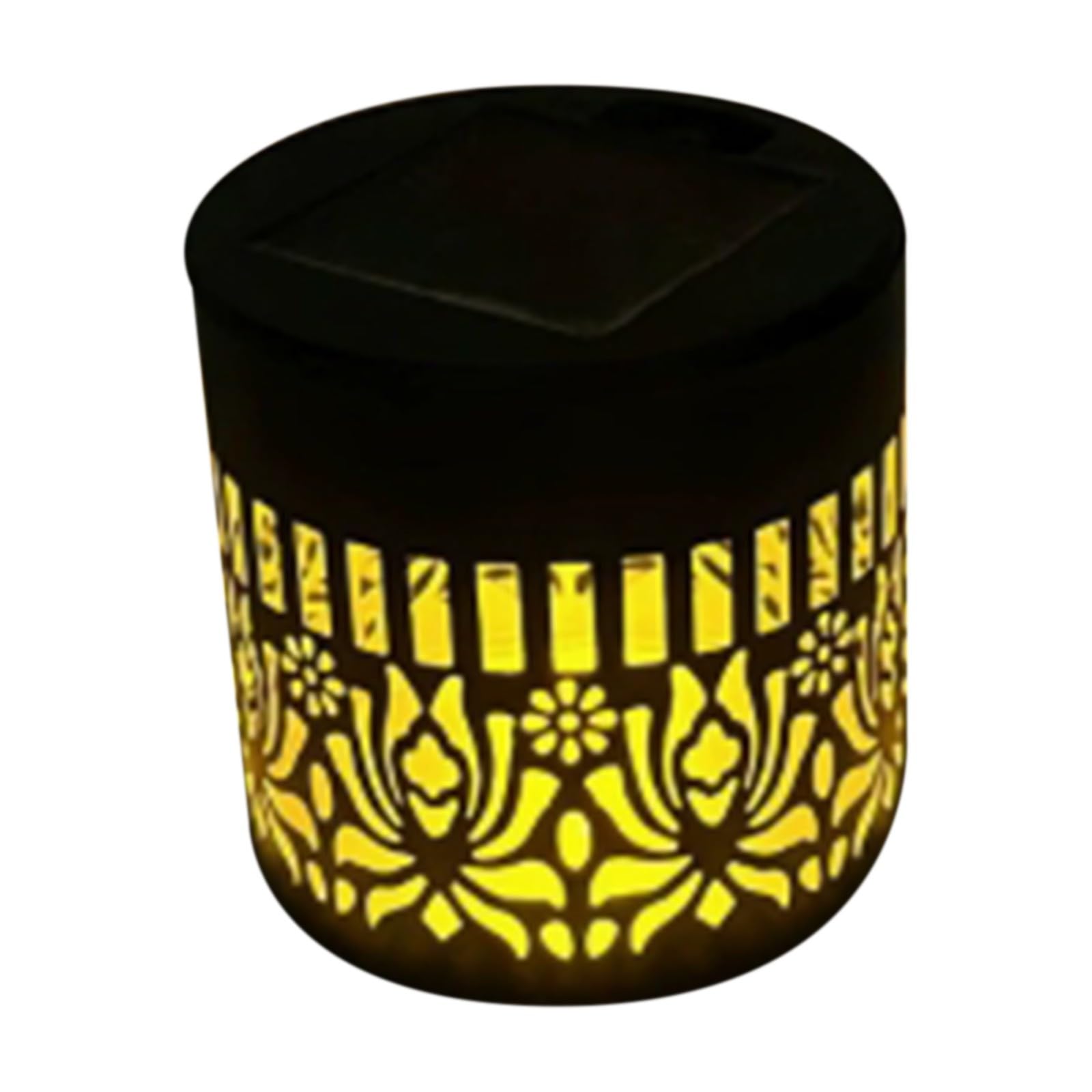 Solar Mandala Light, Solar Garden Lantern, Sunflower Lights with Colorful Butterfly Pattern Outdoor, Waterproof Solars Lanterns Garden Ornaments for Yard, Patio, Porch, Garden (Peri B)