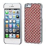 MYBAT IPHONE5HPCBKLE232WP Premium Executive Case for iPhone 5 / iPhone 5S - 1 Pack - Retail Packaging - Vermillion Silver