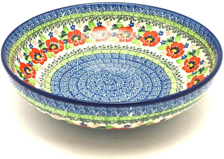 Polish Pottery Bowl - Contemporary - Medium (9") - Danish Garden