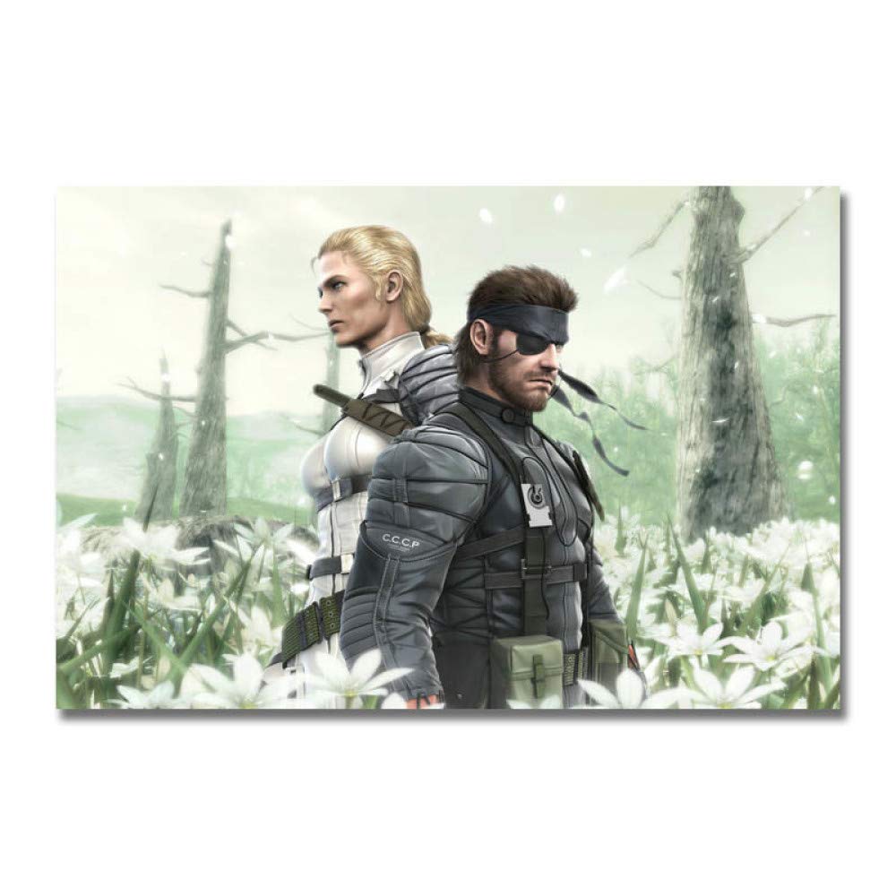 IGHSNZUH Puzzles for Adults 1000 Pieces Metal Gear Solid Jigsaw Puzzle, Puzzle Game Family Landscaping Educational Games Entertainment Gift 50 x 75 cm Toys