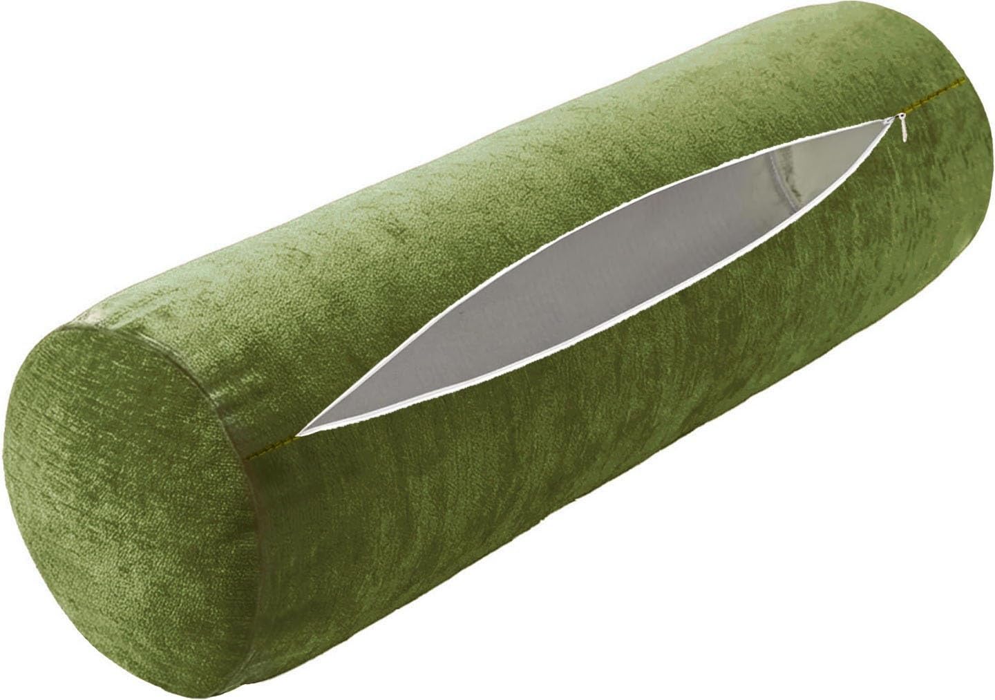 Neck Roll Pillow Case Cover Only - Cervical Pillowcovers with Zipper Cylinder Soft Bolster Pillowcases for Cylindrical Cushion(9,2pcs:40x15cm/16x6")