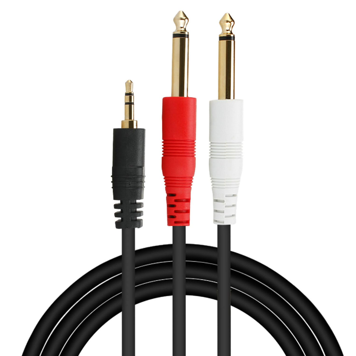 Cable TRS a Doble TS para Conectar Smartphone a Altavoz 8