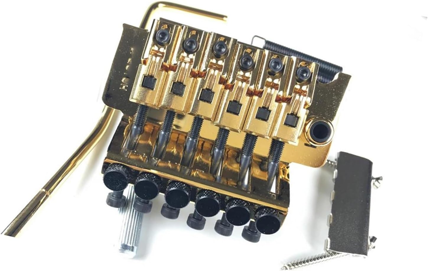 ゴールドギタートレモロブリッジロック（ロックナットなし） 汎用アコースティックギターブリッジ