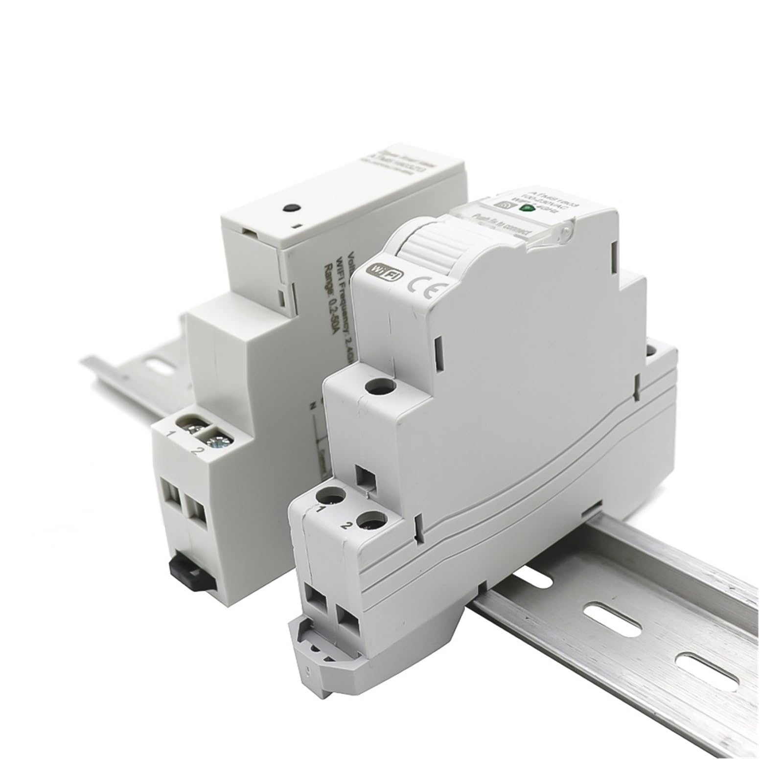 Tuya Smart WiFi Zigbee Licznik Energii Elektrycznej KWH Na Szynę Din Jednofazowy AC 50A 63A CT Miernik Prądu Przemiennego Aplikacja Monitor W Czasie Rzeczywistym Moc Monitorowanie Energii(Wifi,63A)