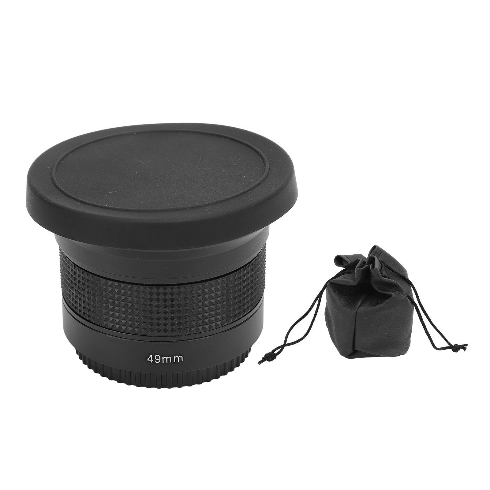 Objectif Fisheye Super Grand Angle 49mm Verre Optique Professionnel Réduisant Les Images Fantômes