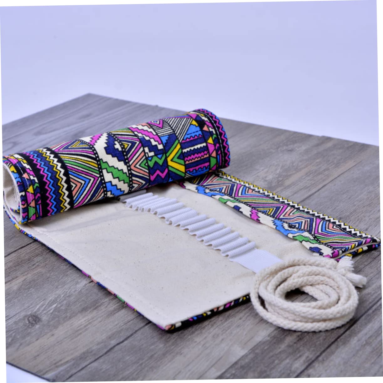 MAGICLULU 3stücke Titel Slots Stifte Organizer Roll-up Tasche Waschbare Federmappe Für Künstler Schüler Und Ethnisches Design Zur Aufbewahrung Von Buntstiften Und Schreibwaren