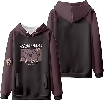 Game Hoodie Hutao 3D Print Pullover Unisex Hooded Anime Graphic Sweatshirt Hoodies