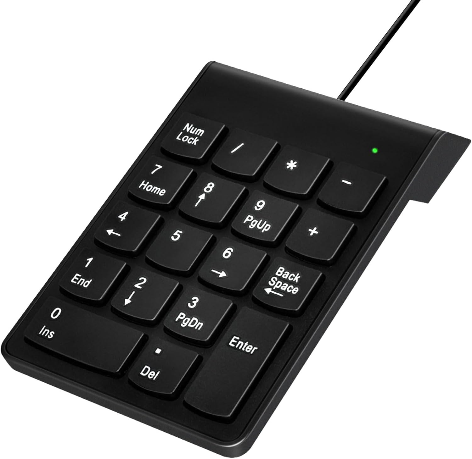 USB Numeric Keypad NK859 Portable Slim Mini Number Pad Keyboard for Laptop Desktop Computer PC