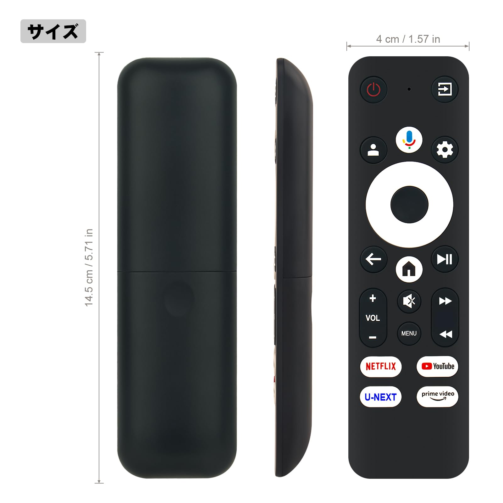 Amazon | テレビリモコン 音声機能付 GTVMRC-2 compatible with GREEN