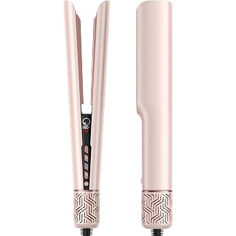 OKWRAP Air Hair Straightener Air Straight Straightener with Air 2-in-1 Straight and Blow Dryer Styler Air Airstyler for Hair Styling Less Hair Breakage More Shine and Colour Protection 80 C