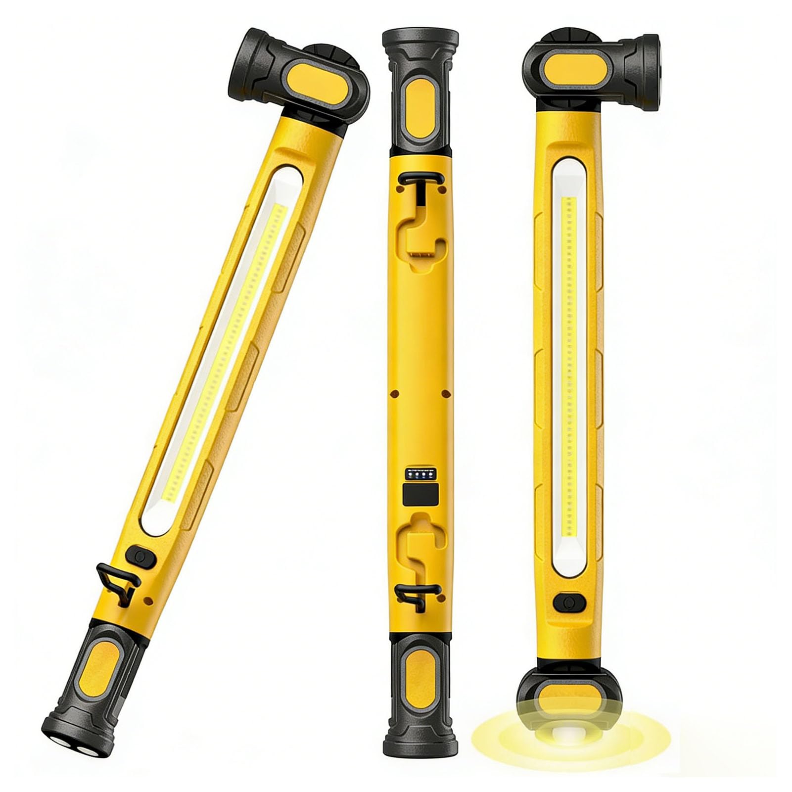 Jeffergarden Linterna de Trabajo Recargable Bajo el Capó, Barra LED COB
