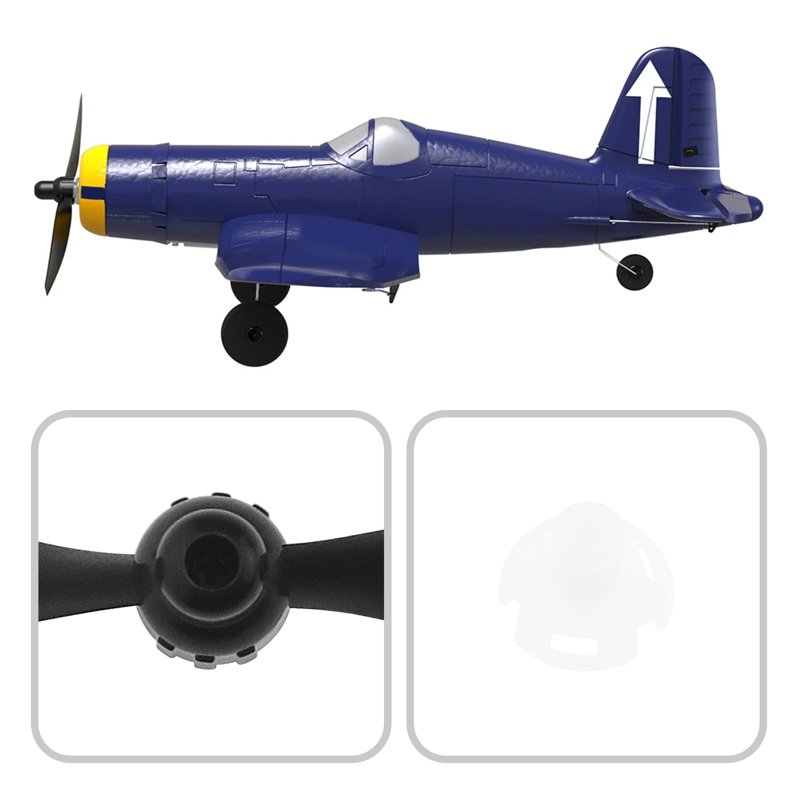 The Lord of the Tools 3 Sets of Spare Replacement RC Plane Propellers, Includes 3 Propeller Savers and 3 Adapters - Image 4
