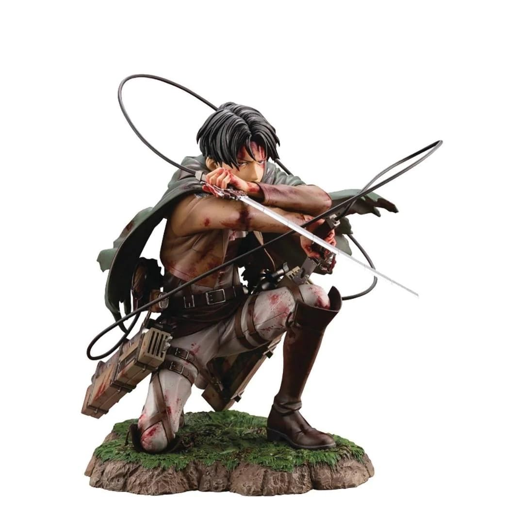 Trunkin | Levi Ackerman Fortitude Version AOT Action Figure 17 Cms | Weeb Manga Collectible PVC Anime Figurine-image-37