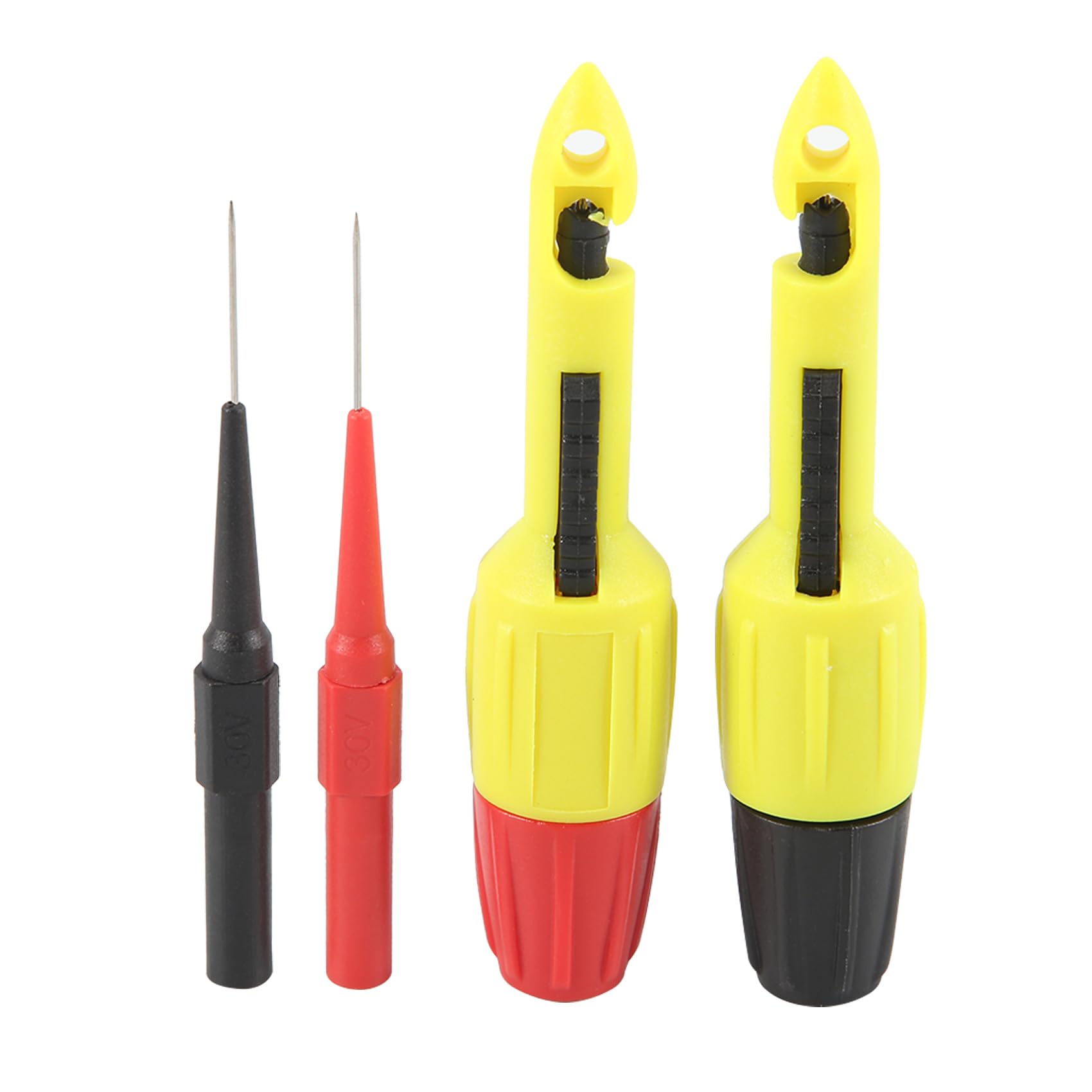 qimoi 2 Pack Insulation Piercing Clip Probe with Insulated Inspection of Automotive Circuits