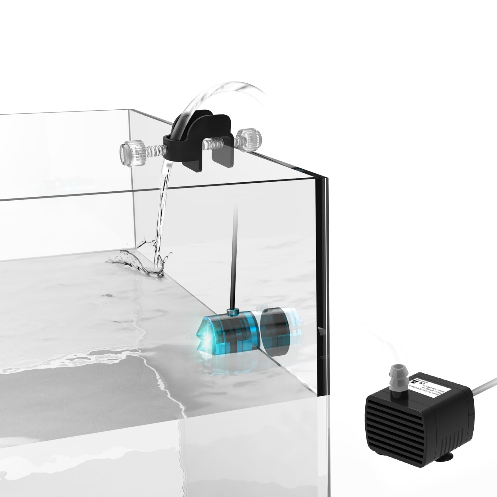 MagTool Aquarium Auto Top Off System, Aquarium ATO LITE with Dual Optical Sensor for Both Reef and Fresh Tanks(Blue) - image 2