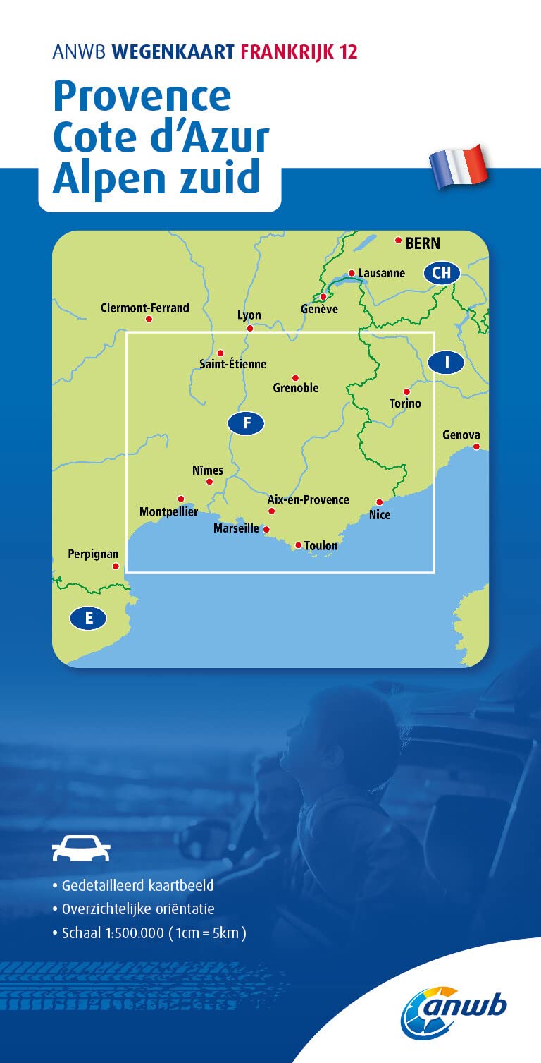 Provence / Côte d'Azur / South Alps road map (12) (Wegenkaart)