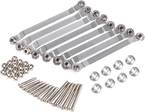 Soporte de enlace de suspensión de varillas de tracción de chasis de metal para coche RC 116 WPL C14 C24 112 MN D90 D91 MN40 MN45 MN96 MN99 MN99s