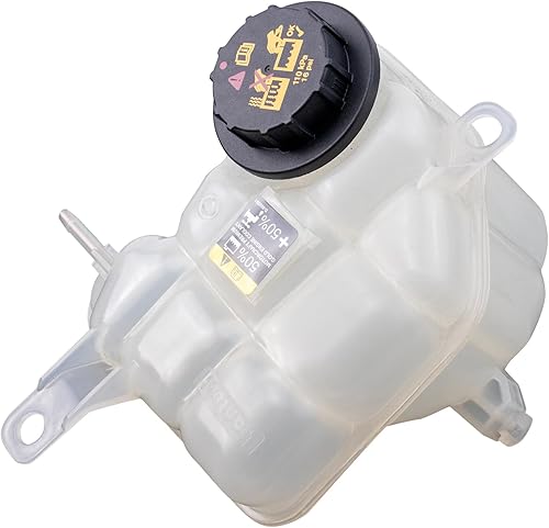 Vista 138 de TRQ Botella de desbordamiento del tanque de expansión del depósito de refrigerante del radiador compatible con Porsche Macan 2015-2018