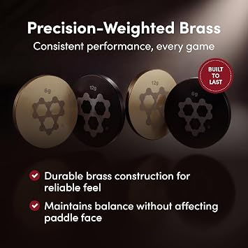 CRBN Pickleball - Counter Coins - for Additional Power Without Heavy Feel