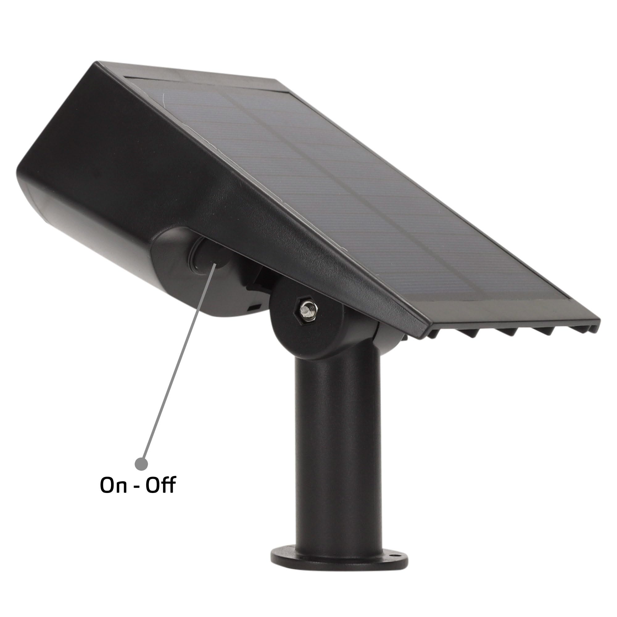 AKTIVE 6 balizas solares LED 2 en 1, Luz cálida 5-10 lúmenes, Con estaca o montaje en pared, Sin cables, Resistentes al agua, Alcance 1-2 m, Autonomía hasta 8 h, Iluminación jardín y terraza (61585)