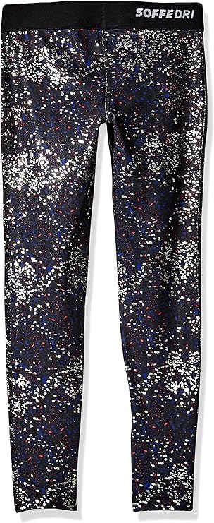 Soffe Girls Dri Legging - Low Rise Compression Fit, 8 oz Moisture-Wicking Polyester Spandex Blend, 22.5" Inseam, Chafe-Reducing Flatlock Seams, Dri Elastic Waistband2