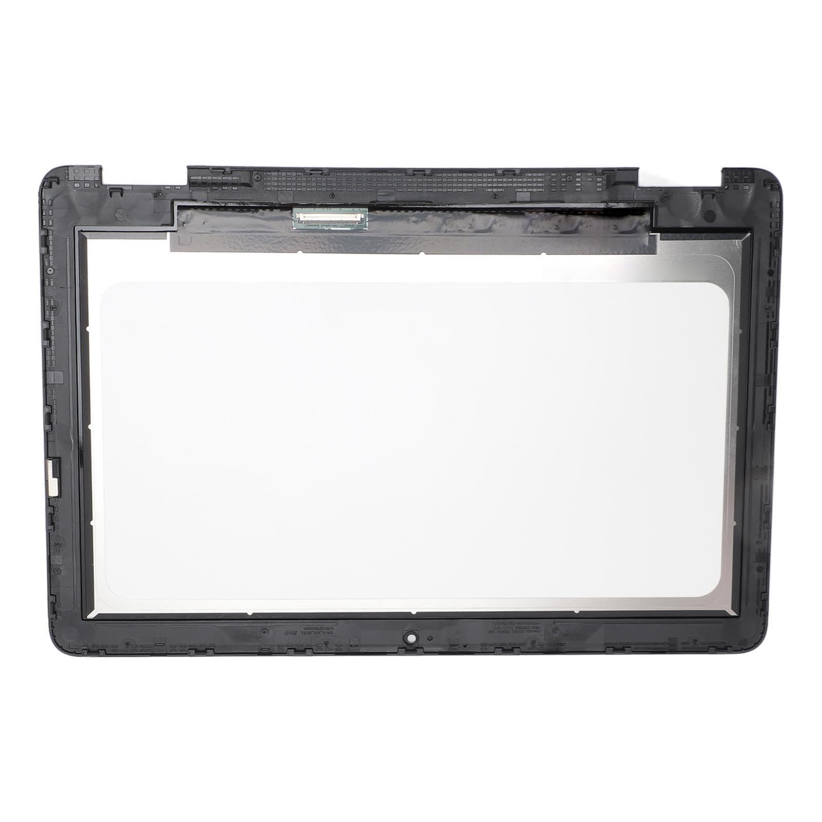 SENECESLI 3100 2 w 1 MFX94 45GHC 9MH3J Zespół Ekranu Dotykowego Laptopa z ramką, Przezroczysty Ekran LCD