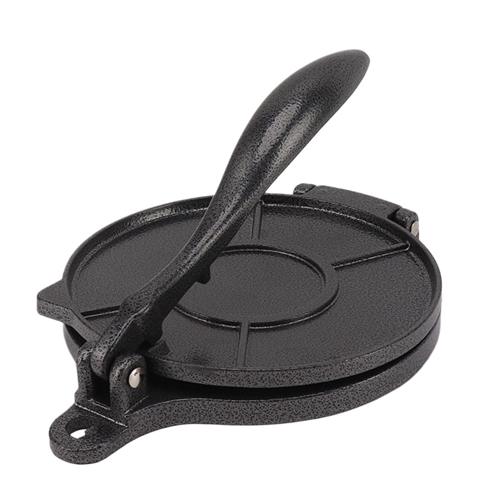 Pressa For Tortilla In Lega Di Alluminio, Pressa Manuale For Tortilla, Pressa For Pasta Multifunzionale For La Preparazione Di Pizze E Polpette.(Black 16cm)